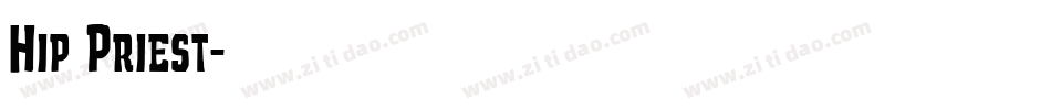 Hip Priest字体转换